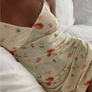 Djerf Avenue Go Slow Fruit Dress